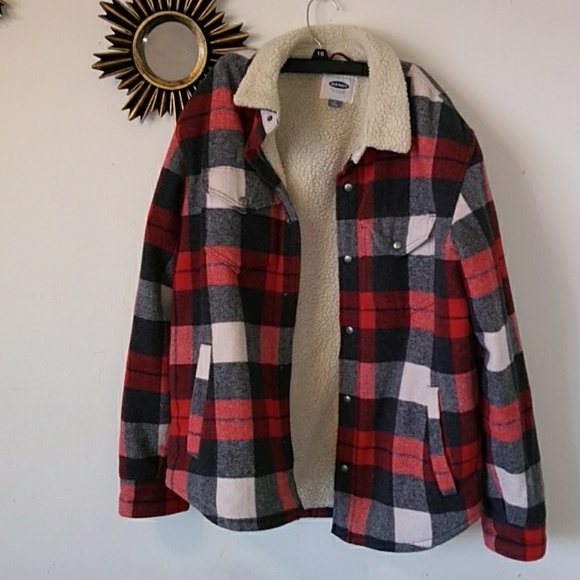 old navy flannel jacket